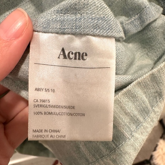 Acne Studios Abey denim romper - Picture 10 of 11